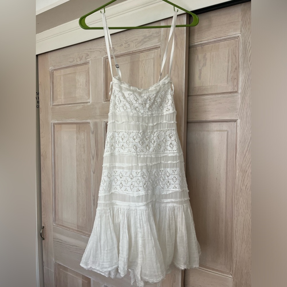 FP One White lace dress